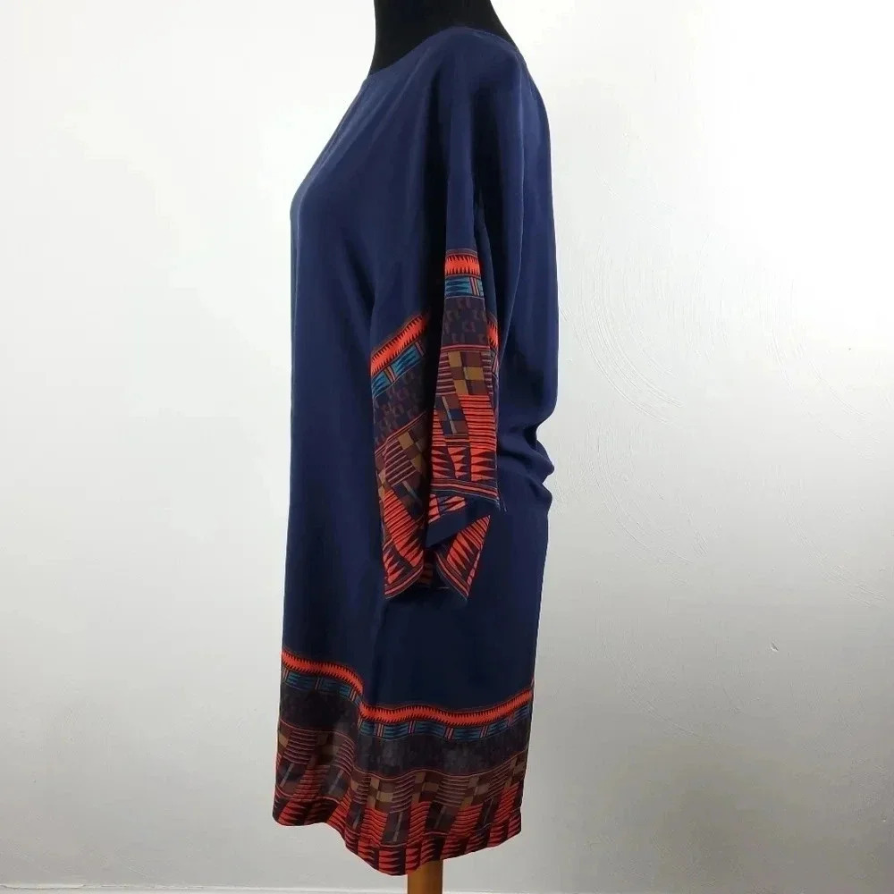 Leith Rayon Geometric Shift Dress - Picture 2 of 9
